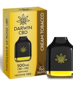Darwin CBD Disposable Vape CBD+CBG 500mg